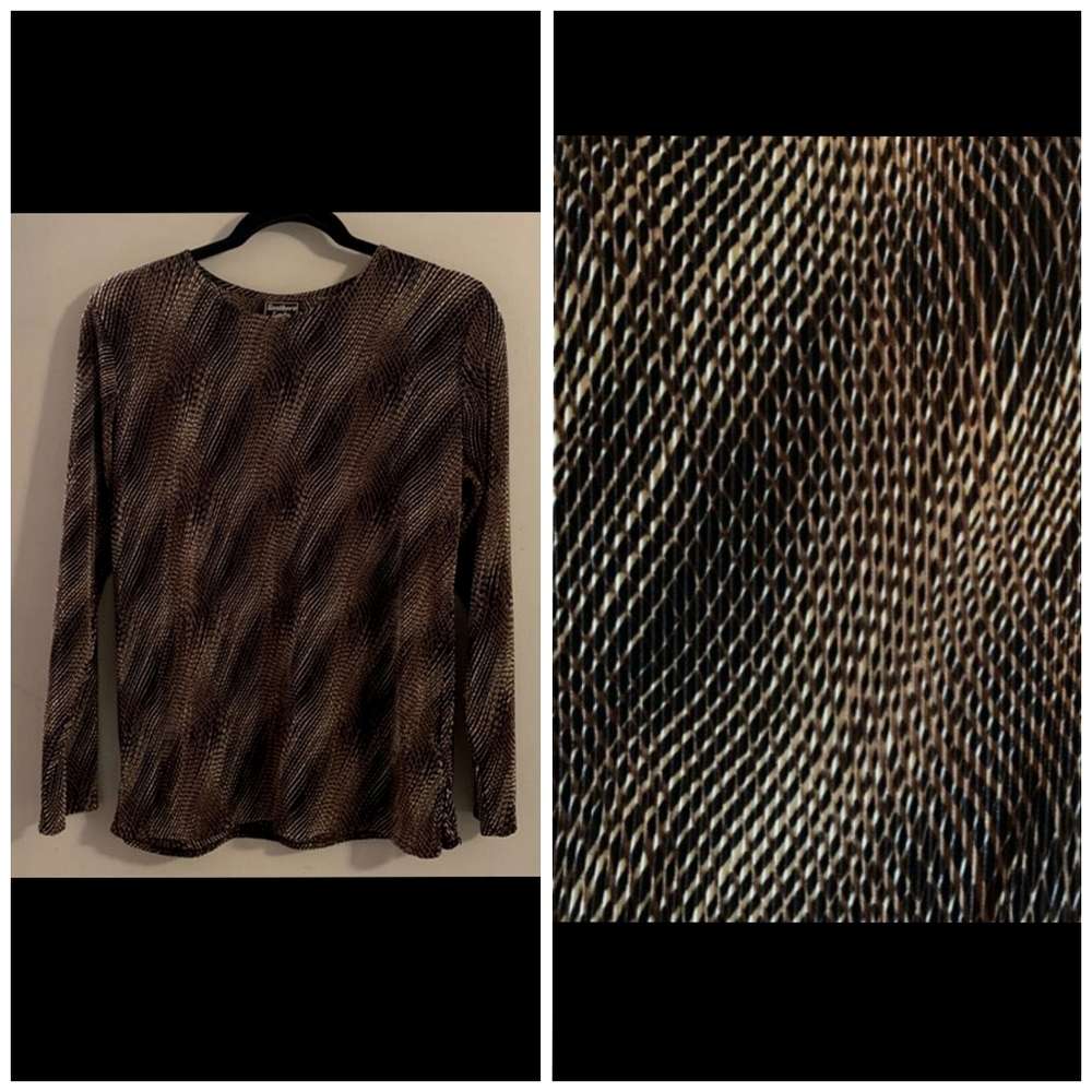 NWOT ribbed Southern Lady long sleeve top - Picture 3 of 6